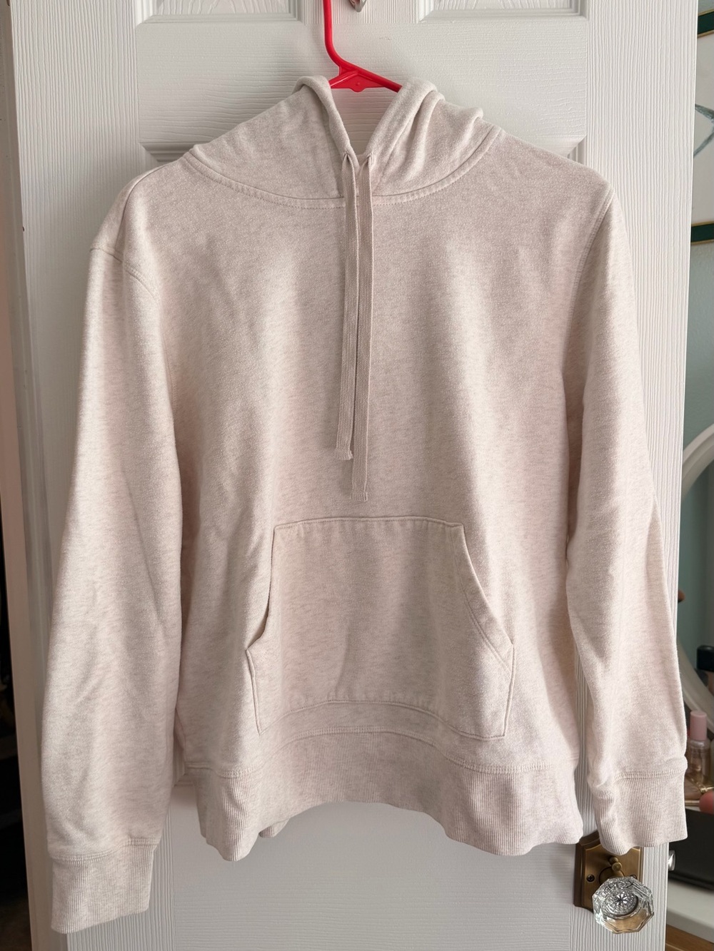Amazon Essentials Women's Cream Hooded Sweatshirt